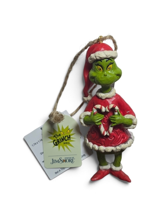 Jim Shore Other - Jim Shore The Grinch Candy Cane Heart Ornament Christmas NWT